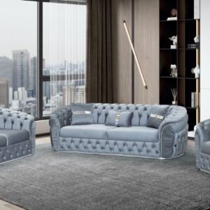 Extrem Chester Silver Sofa Set